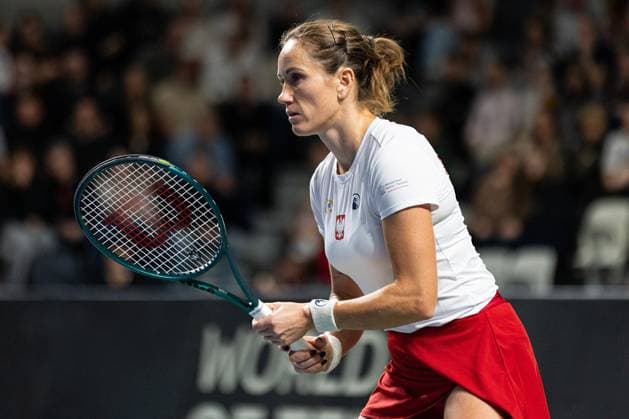 Gorzow Wielkopolski 14.11.2025. Tenis.Turniej kwalifikacyjny grupy B Billie Jean King Cup mecz Polska- Nowa Zelandia --- Tennis. Billie Jean King Cup Group B Qualifying Tournament match Polska- Nowa Zelandia, nz Katarzyna Kawa, fot. Tomasz Kluczynski Arena Akcji NEWSPIX.PL --- newspix.pl 