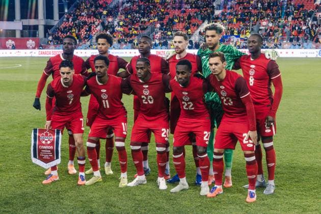 Toronto, Canada, November 13th 2025 Canada team photo during the Men s International Friendly, Länderspiel, Nationalmannschaft game between Canada and Ecuador at BMO Field in Toronto, Canada (EDITORIAL USAGE ONLY). (Curtis Wong SPP)  Copyright: xCurtisxWongx xSPPx Sportspressphoto_SPR61685