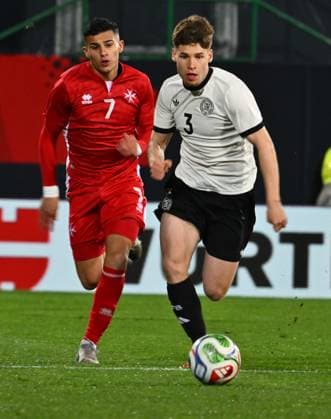 14 11 2025 Soccer international qualifier European Championship Germany GER DEU BRD Malta MLT xwoxzix Shaisen Attard 7, Malta Lukas Ullrich 3, Germany