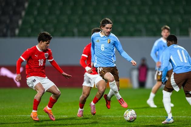 Football, U21 EM Quali, Austria - Belgium