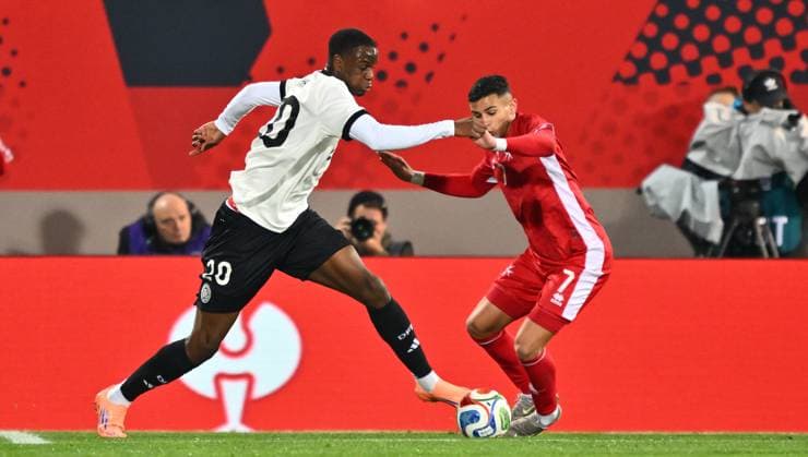 14 11 2025 Soccer international qualifier European Championship Germany GER DEU BRD Malta MLT xwoxzix Ilyas Ansah 20, Germany Shaisen Attard 7, Malta