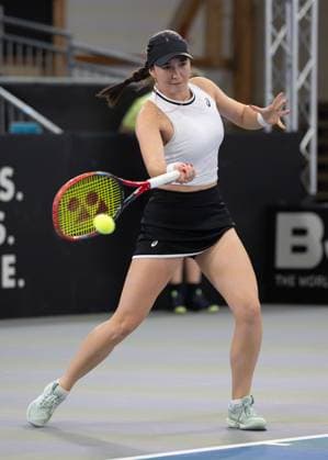 Billie Jean King Cup 2025 Play Offs, TC Ismaning, Munich, Germany, Opening Ceremony, Team Germany, Eva Lys Tennis Billie Jean King Cup 2025 ITF Billie Jean King Cup TC Ismaning Ismaning Bavaria Germany November 14, 2025 Copyright: xJuergenxHasenkopfx