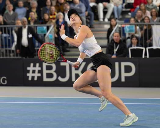 Billie Jean King Cup 2025 Play Offs, TC Ismaning, Munich, Germany, Opening Ceremony, Team Germany, Eva Lys Tennis Billie Jean King Cup 2025 ITF Billie Jean King Cup TC Ismaning Ismaning Bavaria Germany November 14, 2025 Copyright: xJuergenxHasenkopfx