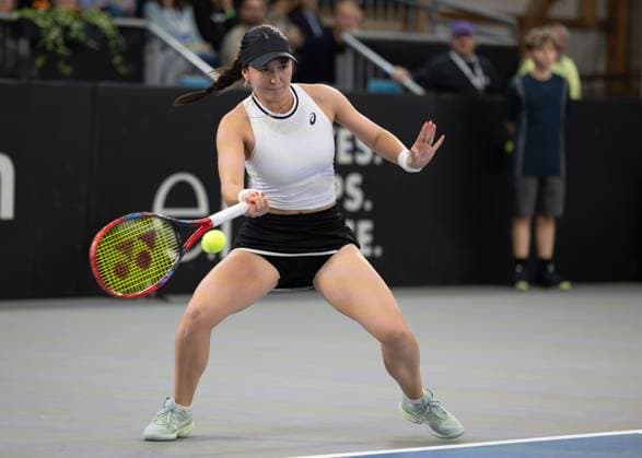 Billie Jean King Cup 2025 Play Offs, TC Ismaning, Munich, Germany, Opening Ceremony, Team Germany, Eva Lys Tennis Billie Jean King Cup 2025 ITF Billie Jean King Cup TC Ismaning Ismaning Bavaria Germany November 14, 2025 Copyright: xJuergenxHasenkopfx