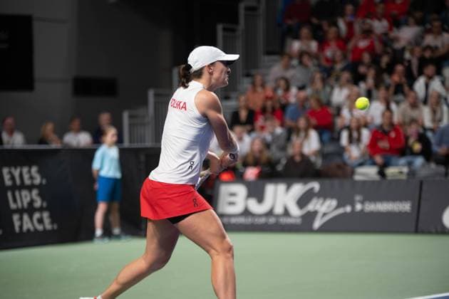 GORZOW WIELKOPOLSKI 14.11.2025 BILLIE JEAN KING CUP MECZ POLSKA - NOWA ZELANDIA --- GAME POLAND - NEW ZEALAND NZ IGA SWIATEK FOT. TOMASZ BROWARCZYK 400MM.PL NEWSPIX.PL --- newspix.pl 