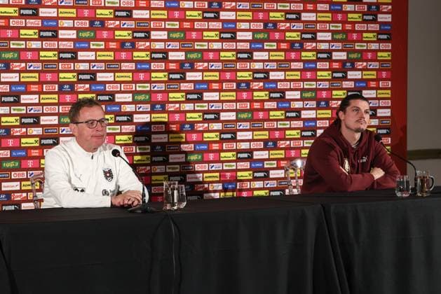 Football, World Cup qualifiers, Austria national team press conference