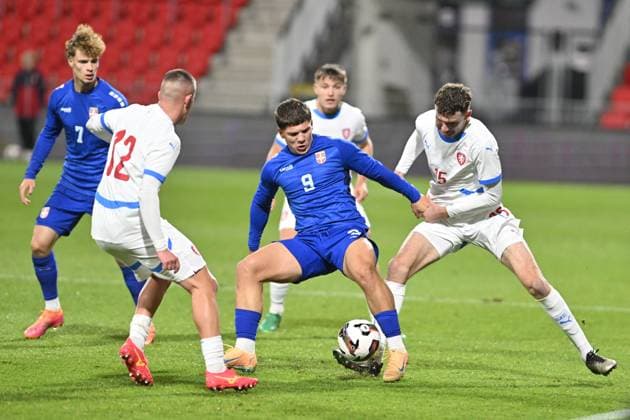 Football, U21 international, Czech Republic - Serbia