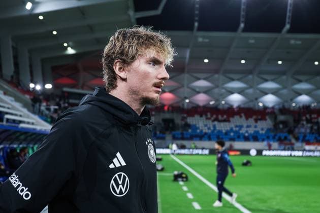 Sport, Football, UEFA European Qualifiers World Cup Qualifiers Europe Group A 9 Matchday Luxembourg Germany 14 11 2025, Stade de Luxembourg Nick Woltemade Germany, 11 Luxembourg Stade de Luxembourg Luxembourg