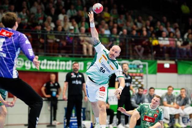 14 11 2025 Handball, 2025 2026, 1 Bundesliga, Matchday 12, GWD Minden SC DHfK Leipzig Marko Mamic Leipzig
