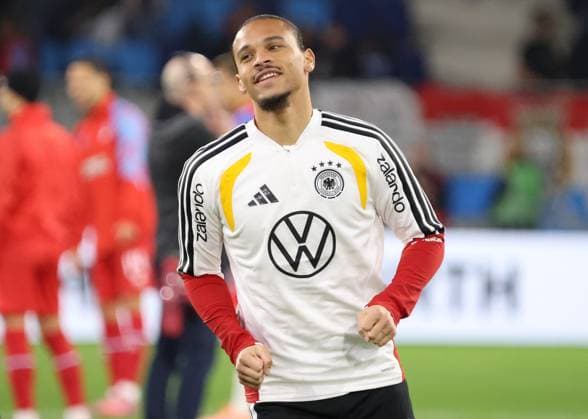 14 11 2025, Football, Men, Qualification, European Qualifiers, Luxembourg Germany, Leroy Sane Germany Luxembourg Luxembourg Stade de Luxembourg Luxembourg Luxembourg LUX Copyright: xFabianxKleerx