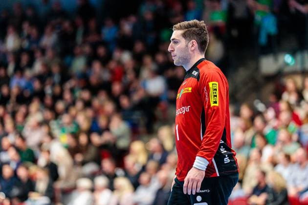 Domenico Ebner SC DHfK Leipzig, 01 GER, GWD Minden vs SC DHfK Leipzig, Handball, 1 Bundesliga, Matchday 12, Season 2025 2026, 14 11 2025 GER, GWD Minden vs SC DHfK Leipzig, Handball, 1 Bundesliga, Matchday 12, Season 2025 2026, 14 11 2025 Luebbecke Copyright: xEibner-Pressefoto JanxRollingerx EP_JSK