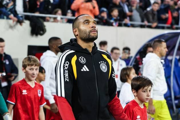 Sport, Football, UEFA European Qualifiers World Cup Qualifiers Europe Group A 9 Matchday Luxembourg Germany 14 11 2025, Stade de Luxembourg Jonathan Tah Germany, 4 Luxembourg Stade de Luxembourg Luxembourg