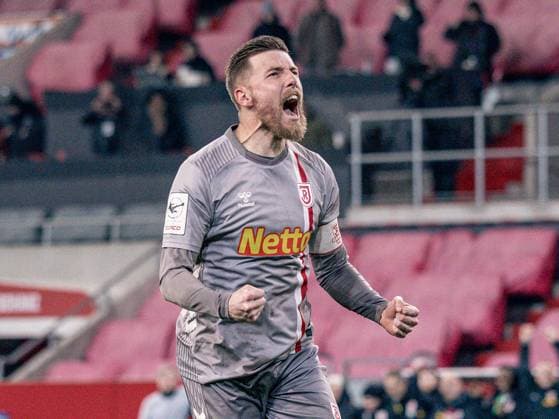 Germany Soccer, Bavarian State Cup 2025 26, Matchday 4 FC Ingolstadt 04 vs SSV Jahn Regensburg Audi Sportpark Ingolstadt Christian Kühlwetter Kuhlwetter SSV Jahn Regensburg, 30 Goal celebration after the penalty kick Copyright: xChristopherxRupprechtx