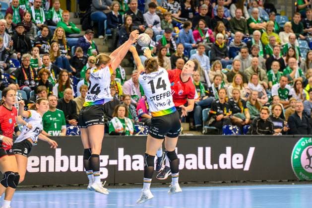 Handball Women EHF European League Women Qualification Round 3 Season 2025 2026 VfL Oldenburg vs HC Dalmatinka Ploce 14 11 2025
