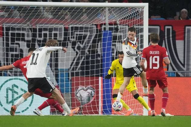 Chance for Nick Woltemade Germany Germany , Florian Wirtz Germany Germany Luxembourg 14 11 2025 Luxembourg vs Germany, World Cup Qualification