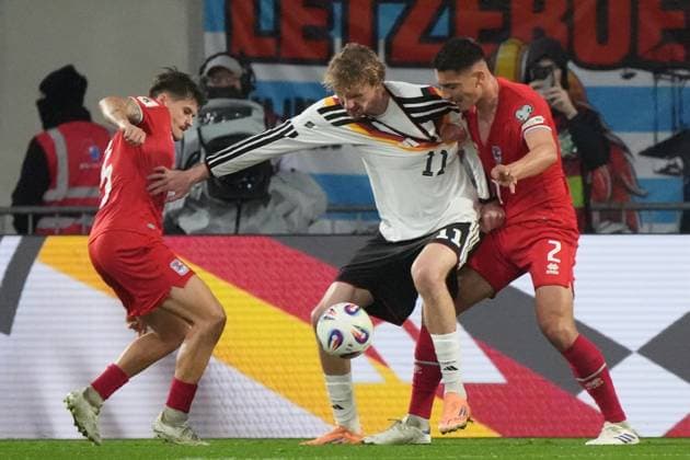 Nick Woltemade Germany Germany does not come through against Alessio Curci Luxembourg, 5 and Seid Korac Luxembourg, 2 Luxembourg 14 11 2025 Luxembourg vs Germany, World Championship Qualification