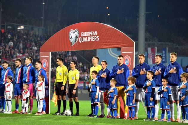 Croatia, Rijeka, 141125. Rujevica Stadium. Football match for the 2026 FIFA World Cup, WM, Weltmeisterschaft, Fussball qualifiers, Croatia - Faroe Islands. Photo: Damir Skomrlj CROPIX Copyright: xxDamirxSkomrljx hrvatska_farski_otoci5-141125