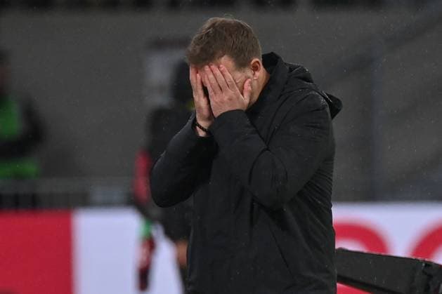 14 11 2025, xjrdrx, Football, World Cup Qualification 2026 Luxembourg Germany emspor, v l Julian Nagelsmann Germany, coach disappointed, disappointed, looks disappointed DFL DFB REGULATIONS PROHIBIT ANY USE OF PHOTOGRAPHS as IMAGE SEQUENCES and or QUASI VIDEO Luxembourg