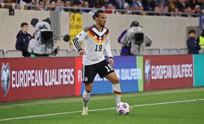 14 11 2025, Football, Men, Qualification, European Qualifiers, Luxembourg Germany, Leroy Sane Germany Luxembourg Luxembourg Stade de Luxembourg Luxembourg Luxembourg LUX Copyright: xFabianxKleerx