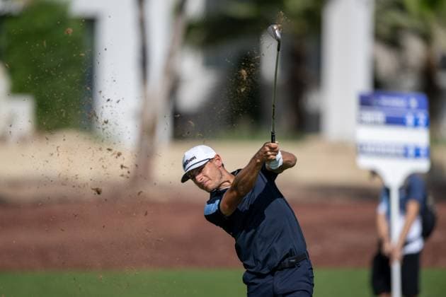 Joakim Lagergren SWE Round 2 of the DP World Tour Championship 2025, held at the Jumeirah Golf Estate, Earth Course, Dhabi, United Arab Emerites 13 16 November 2025 Dubai United Arab Emerites DP World Tour, Dp World Tour Championship 2025, Golf x11290x  Copyright: xWilliamxBrodin TTx DP World Tour Championship 2025