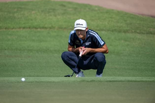 Joakim Lagergren SWE Round 2 of the DP World Tour Championship 2025, held at the Jumeirah Golf Estate, Earth Course, Dhabi, United Arab Emerites 13 16 November 2025 Dubai United Arab Emerites DP World Tour, Dp World Tour Championship 2025, Golf x11290x  Copyright: xWilliamxBrodin TTx DP World Tour Championship 2025