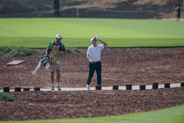 Alex Noren SWE Round 2 of the DP World Tour Championship 2025, held at the Jumeirah Golf Estate, Earth Course, Dhabi, United Arab Emerites 13 16 November 2025 Dubai United Arab Emerites DP World Tour, Dp World Tour Championship 2025, Golf x11290x  Copyright: xWilliamxBrodin TTx DP World Tour Championship 2025