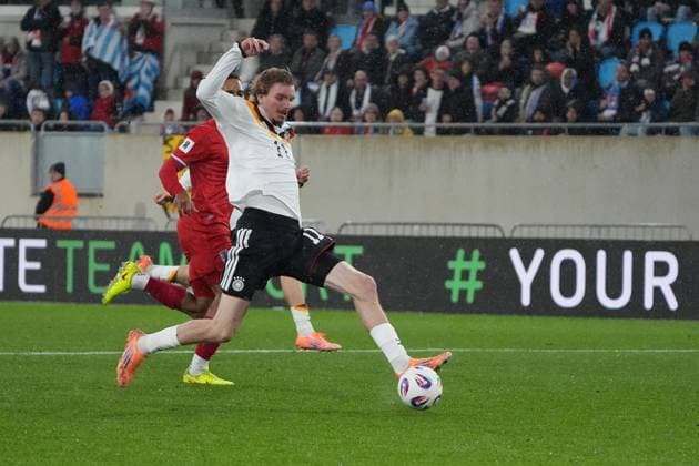 Nick Woltemade Germany Germany scores the goal to make it 0 1 Luxembourg 14 11 2025 Luxembourg vs Germany, World Cup qualifying
