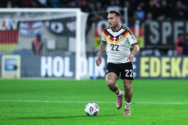 Sport, Football, UEFA European Qualifiers World Cup Qualifiers Europe Group A 9 Matchday Luxembourg Germany 14 11 2025, Stade de Luxembourg David Raum Germany, 22 Luxembourg Stade de Luxembourg Luxembourg