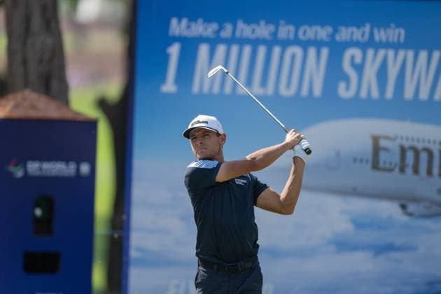 Joakim Lagergren SWE Round 2 of the DP World Tour Championship 2025, held at the Jumeirah Golf Estate, Earth Course, Dhabi, United Arab Emerites 13 16 November 2025 Dubai United Arab Emerites DP World Tour, Dp World Tour Championship 2025, Golf x11290x  Copyright: xWilliamxBrodin TTx DP World Tour Championship 2025