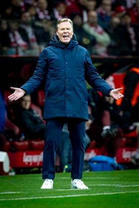 Netherlands trainer Ronald Koeman during the match FOOTBALL EUROPEAN QUALIFIERS POLAND NETHERLANDS at the PGE Narodowy National Stadium for the FIFA World Cup 2026 UEFA Qualifiers Group G Matchday 9 season 2025 2026 in WARSAW, Poland on 14 november 2025, photo by Stefan Koops EYE4images DeFodi Images