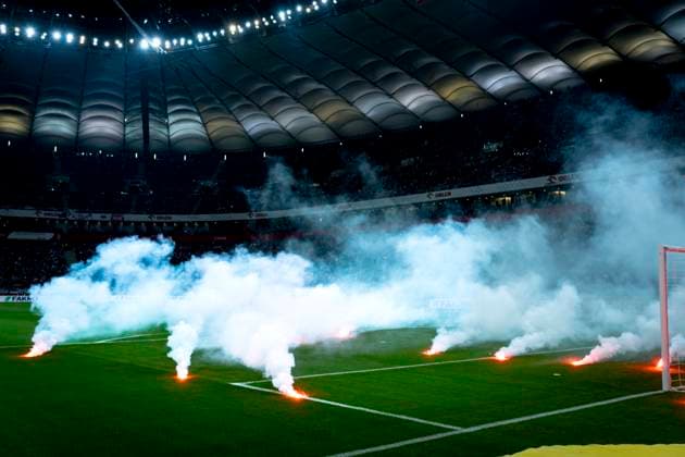 Netherlands forwarder Memphis Depay during the match FOOTBALL EUROPEAN QUALIFIERS POLAND NETHERLANDS at the PGE Narodowy National Stadium for the FIFA World Cup 2026 UEFA Qualifiers Group G Matchday 9 season 2025 2026 in WARSAW, Poland on 14 november 2025, photo by Stefan Koops EYE4images DeFodi Images