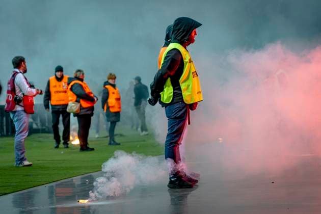 Netherlands forwarder Memphis Depay during the match FOOTBALL EUROPEAN QUALIFIERS POLAND NETHERLANDS at the PGE Narodowy National Stadium for the FIFA World Cup 2026 UEFA Qualifiers Group G Matchday 9 season 2025 2026 in WARSAW, Poland on 14 november 2025, photo by Stefan Koops EYE4images DeFodi Images