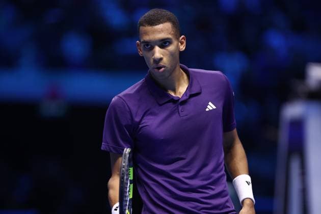 Felix Auger-Aliassime (Canada) , day 6, Nitto ATP, Tennis Herren Finals 2025, INALPI Arena, November 14, 2025, Turin, Italy.