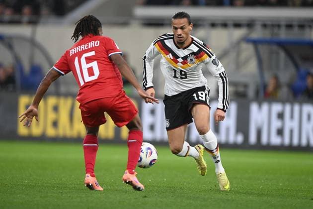 Paul NEBEL GER vs l16 Luxembourg LUX Germany GER Soccer international, World Cup Qualification Europe Group A, Matchday 9, matchday9, on 14 1 2025, Stade de Luxembourg, Luxembourg, Â