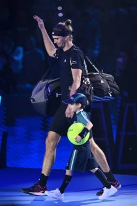 Alexander Zverev (GER) during the singles match between Alexander Zverev (GER) and Felix Auger-Aliassime (CAN) during day six of the Nitto ATP, Tennis Herren Finals 2025 at Inalpi Arena on November 14, 2025 in Turin, Italy  Copyright: xDomenicoxCippitelli IPAxSportx xipa-agency.netx xx IPA_67967867 IPA_Agency_IPA67967867