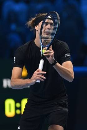 Alexander Zverev (GER) during the singles match between Alexander Zverev (GER) and Felix Auger-Aliassime (CAN) during day six of the Nitto ATP, Tennis Herren Finals 2025 at Inalpi Arena on November 14, 2025 in Turin, Italy  Copyright: xDomenicoxCippitelli IPAxSportx xipa-agency.netx xx IPA_67967875 IPA_Agency_IPA67967875