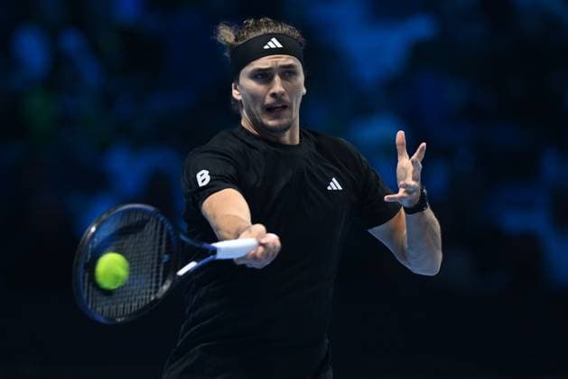 Alexander Zverev (GER) during the singles match between Alexander Zverev (GER) and Felix Auger-Aliassime (CAN) during day six of the Nitto ATP, Tennis Herren Finals 2025 at Inalpi Arena on November 14, 2025 in Turin, Italy  Copyright: xDomenicoxCippitelli IPAxSportx xipa-agency.netx xx IPA_67967914 IPA_Agency_IPA67967914