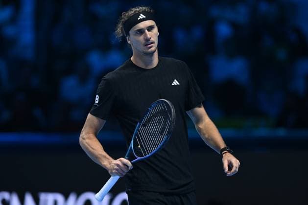 Alexander Zverev (GER) during the singles match between Alexander Zverev (GER) and Felix Auger-Aliassime (CAN) during day six of the Nitto ATP, Tennis Herren Finals 2025 at Inalpi Arena on November 14, 2025 in Turin, Italy  Copyright: xDomenicoxCippitelli IPAxSportx xipa-agency.netx xx IPA_67968005 IPA_Agency_IPA67968005