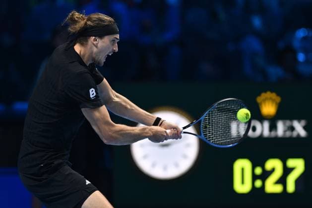 Alexander Zverev (GER) during the singles match between Alexander Zverev (GER) and Felix Auger-Aliassime (CAN) during day six of the Nitto ATP, Tennis Herren Finals 2025 at Inalpi Arena on November 14, 2025 in Turin, Italy  Copyright: xDomenicoxCippitelli IPAxSportx xipa-agency.netx xx IPA_67968039 IPA_Agency_IPA67968039