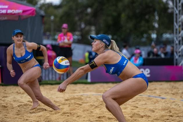 Beach Volleyball World Championships Adelaide, Australia 14 11 2025 ADELAIDE, AUSTRALIA NOVEMBER 14 Taryn Brasher Player 2, USA during the Beach Volleyball World Championships at Adelaide on November 14, 2025 in Adelaide, Australia Copyright: xBEAUTIFULxSPORTS PeterxWeberx