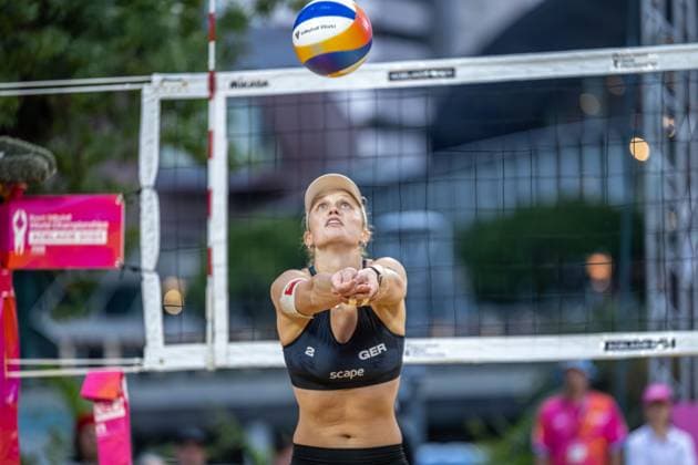 Beach Volleyball World Championships Adelaide, Australia 14 11 2025 ADELAIDE, AUSTRALIA NOVEMBER 14 Lea Sophie Kunst Player 2, GER during the Beach Volleyball World Championships at Adelaide on November 14, 2025 in Adelaide, Australia Copyright: xBEAUTIFULxSPORTS PeterxWeberx