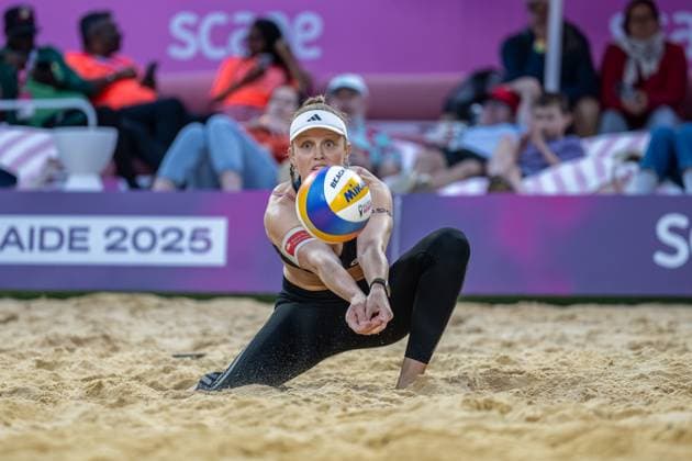 Beach Volleyball World Championships Adelaide, Australia 14 11 2025 ADELAIDE, AUSTRALIA NOVEMBER 14 Lea Sophie Kunst Player 2, GER during the Beach Volleyball World Championships at Adelaide on November 14, 2025 in Adelaide, Australia Copyright: xBEAUTIFULxSPORTS PeterxWeberx