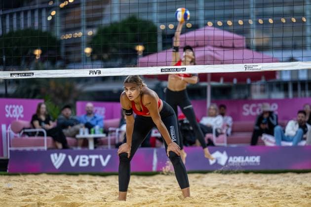 Beach Volleyball World Championships Adelaide, Australia 14 11 2025 ADELAIDE, AUSTRALIA NOVEMBER 14 Annique Niderhauser Player 1, SUI during the Beach Volleyball World Championships at Adelaide on November 14, 2025 in Adelaide, Australia Copyright: xBEAUTIFULxSPORTS PeterxWeberx