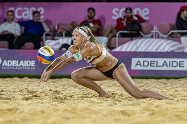Beach Volleyball World Championships Adelaide, Australia 14 11 2025 ADELAIDE, AUSTRALIA NOVEMBER 14 Sandra Ittlinger Player 1, GER during the Beach Volleyball World Championships at Adelaide on November 14, 2025 in Adelaide, Australia Copyright: xBEAUTIFULxSPORTS PeterxWeberx