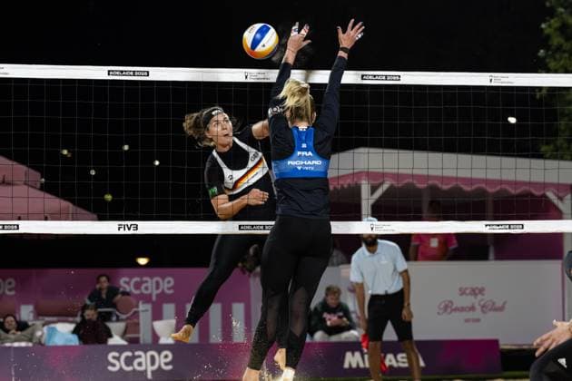 Beach Volleyball World Championships Adelaide, Australia 14 11 2025 ADELAIDE, AUSTRALIA NOVEMBER 14 Anna Lena Grüne Player 2, GER during the Beach Volleyball World Championships at Adelaide on November 14, 2025 in Adelaide, Australia Copyright: xBEAUTIFULxSPORTS PeterxWeberx