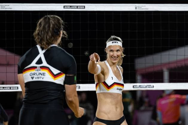 Beach Volleyball World Championships Adelaide, Australia 14 11 2025 ADELAIDE, AUSTRALIA NOVEMBER 14 Sandra Ittlinger Player 1, GER during the Beach Volleyball World Championships at Adelaide on November 14, 2025 in Adelaide, Australia Copyright: xBEAUTIFULxSPORTS PeterxWeberx