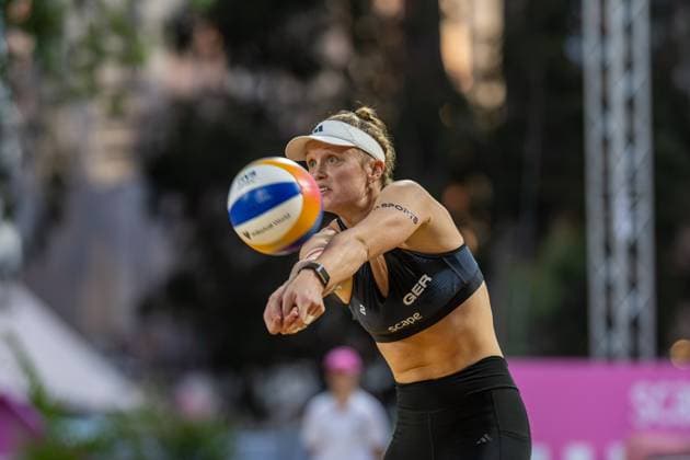 Beach Volleyball World Championships Adelaide, Australia 14 11 2025 ADELAIDE, AUSTRALIA NOVEMBER 14 Lea Sophie Kunst Player 2, GER during the Beach Volleyball World Championships at Adelaide on November 14, 2025 in Adelaide, Australia Copyright: xBEAUTIFULxSPORTS PeterxWeberx