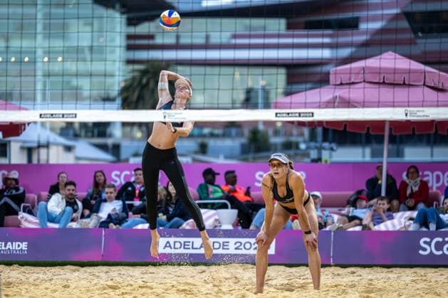Beach Volleyball World Championships Adelaide, Australia 14 11 2025 ADELAIDE, AUSTRALIA NOVEMBER 14 Lea Sophie Kunst Player 2, GER during the Beach Volleyball World Championships at Adelaide on November 14, 2025 in Adelaide, Australia Copyright: xBEAUTIFULxSPORTS PeterxWeberx