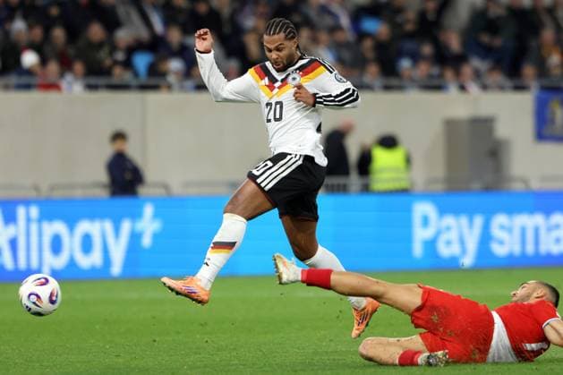 SERGE GNABRY, Germania, World Cup 2026 Qualyfing, Luxembourg vs Germany 0-2, 14-11-2025, Contrasto, Action QUALIFICAZIONI MONDIALI 2026 LUSSEMBURGO-GERMANIA 0-2
