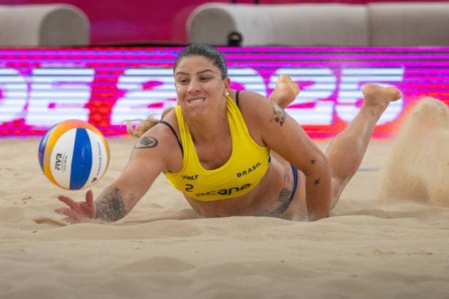 Beach Volleyball World Championships Adelaide, Australia 15 11 2025 ADELAIDE, AUSTRALIA NOVEMBER 15 Rebecca Cavalcante Barbosa Silva Player 2, BRA during the Beach Volleyball World Championships at Adelaide on November 15, 2025 in Adelaide, Australia Copyright: xBEAUTIFULxSPORTS PeterxWeberx